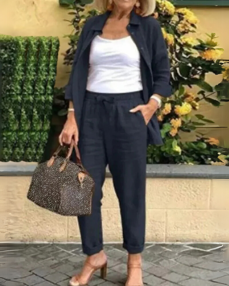 AIRENA - Conjunto de Camiseta y Pantalón
