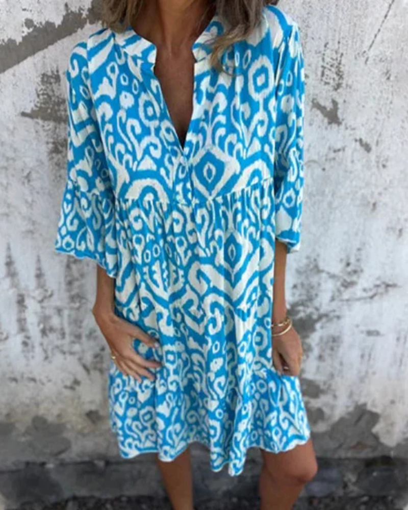 ARESE - VESTIDO DESENFADADO IMPRESO
