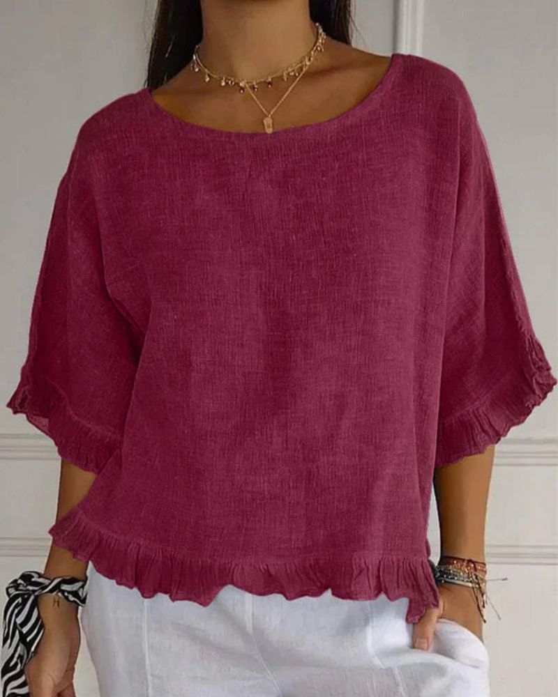 NABILA - CAMISA DE LINO ELEGANTE