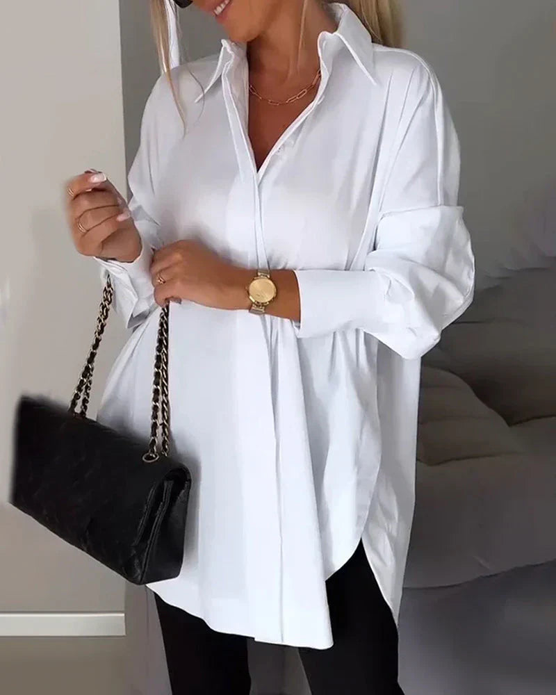 LAICE - CAMISA ELEGANTE DE MANGAS LARGAS