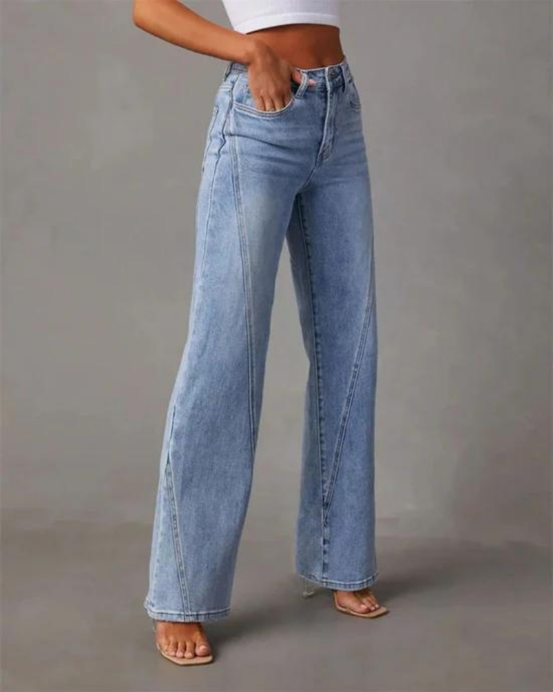 BANIA - JEANS DE PIERNA ANCHA