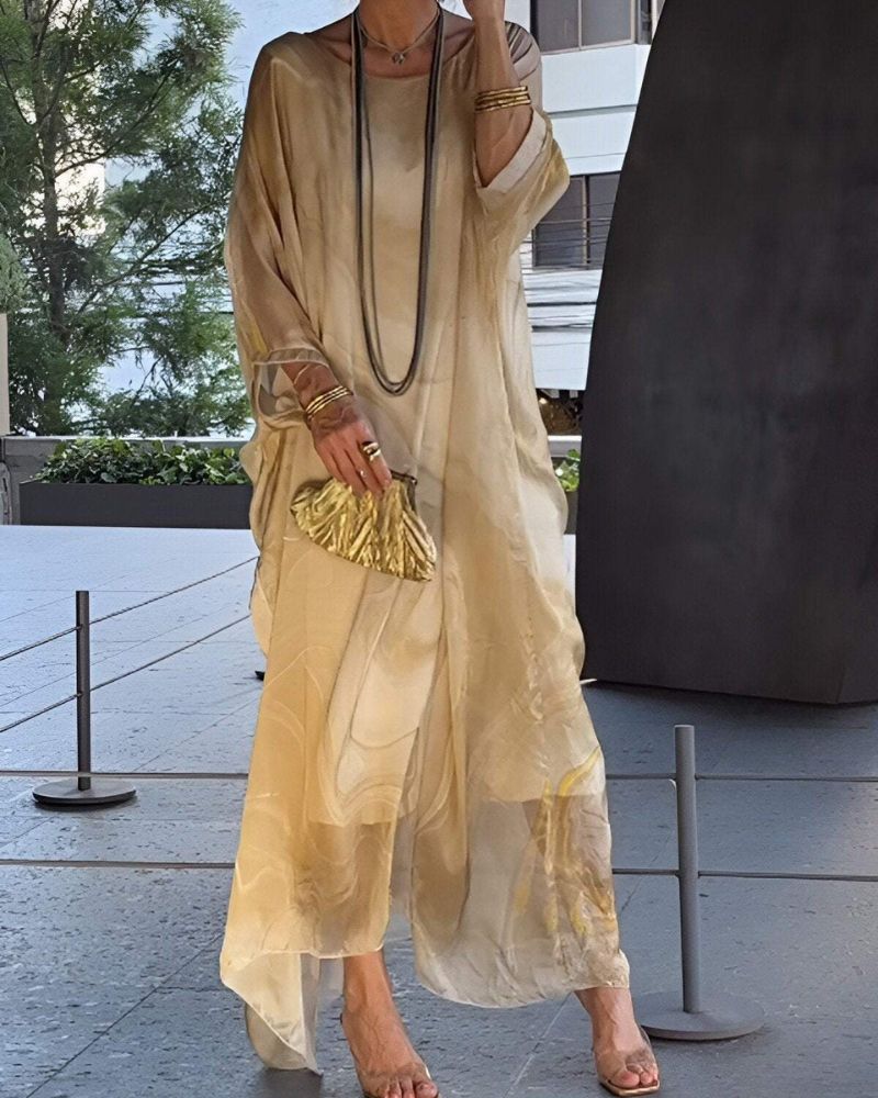 SOREA - Vestido Elegante de Chifón