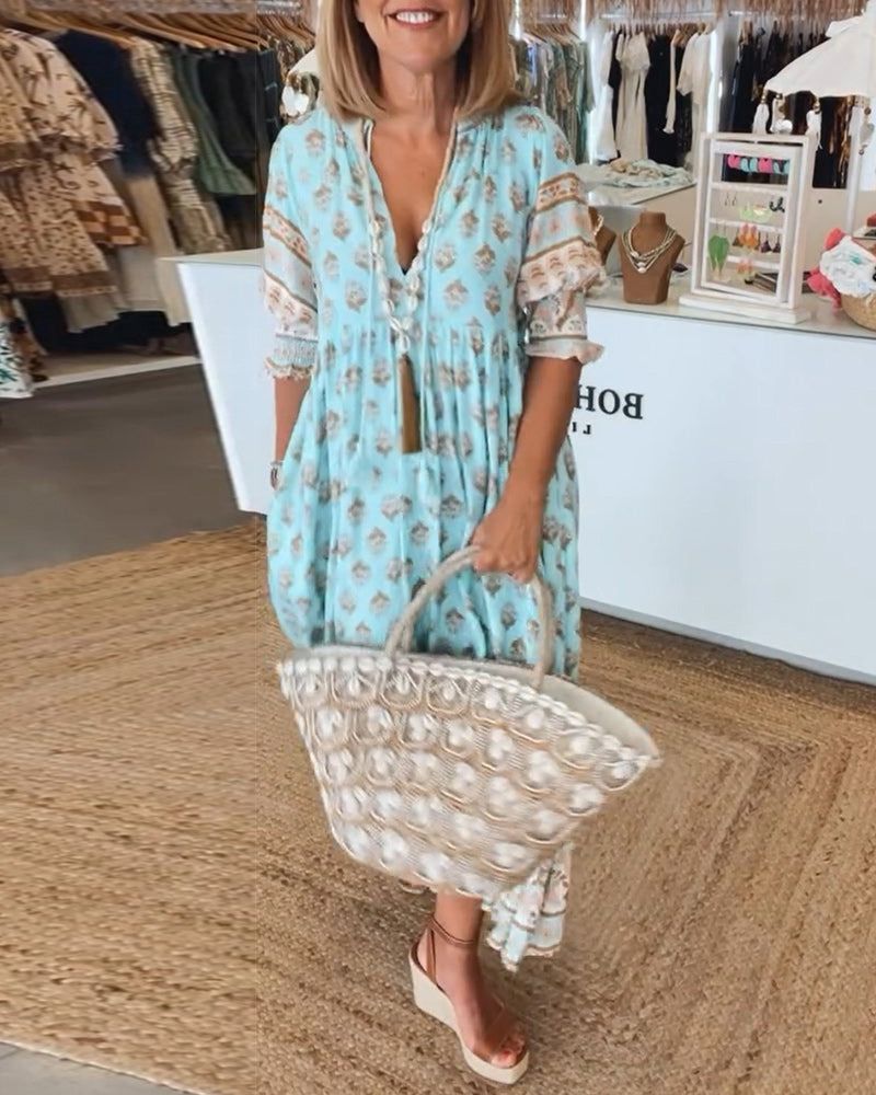 HILEY – VESTIDO INFORMAL CON ESTAMPADO