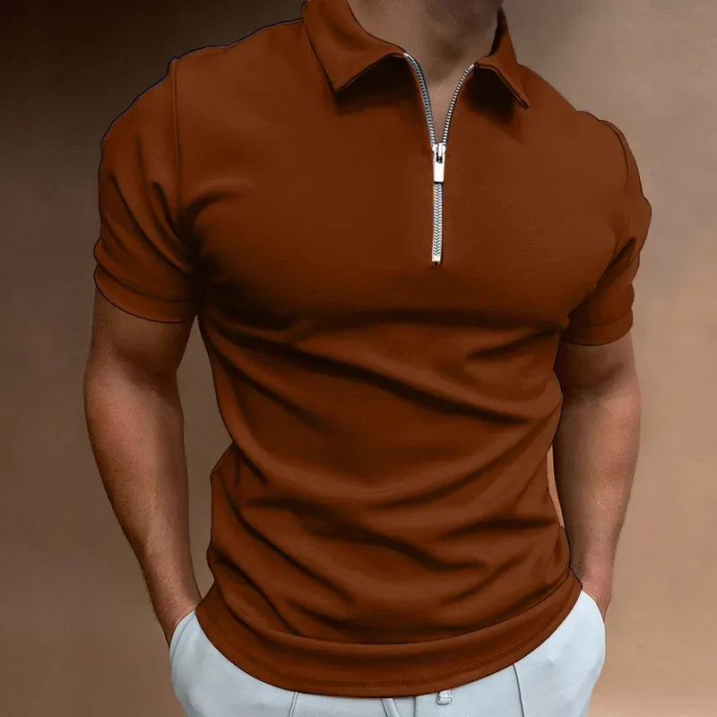 Laluna® | Camiseta Polo Clásica con Cierre