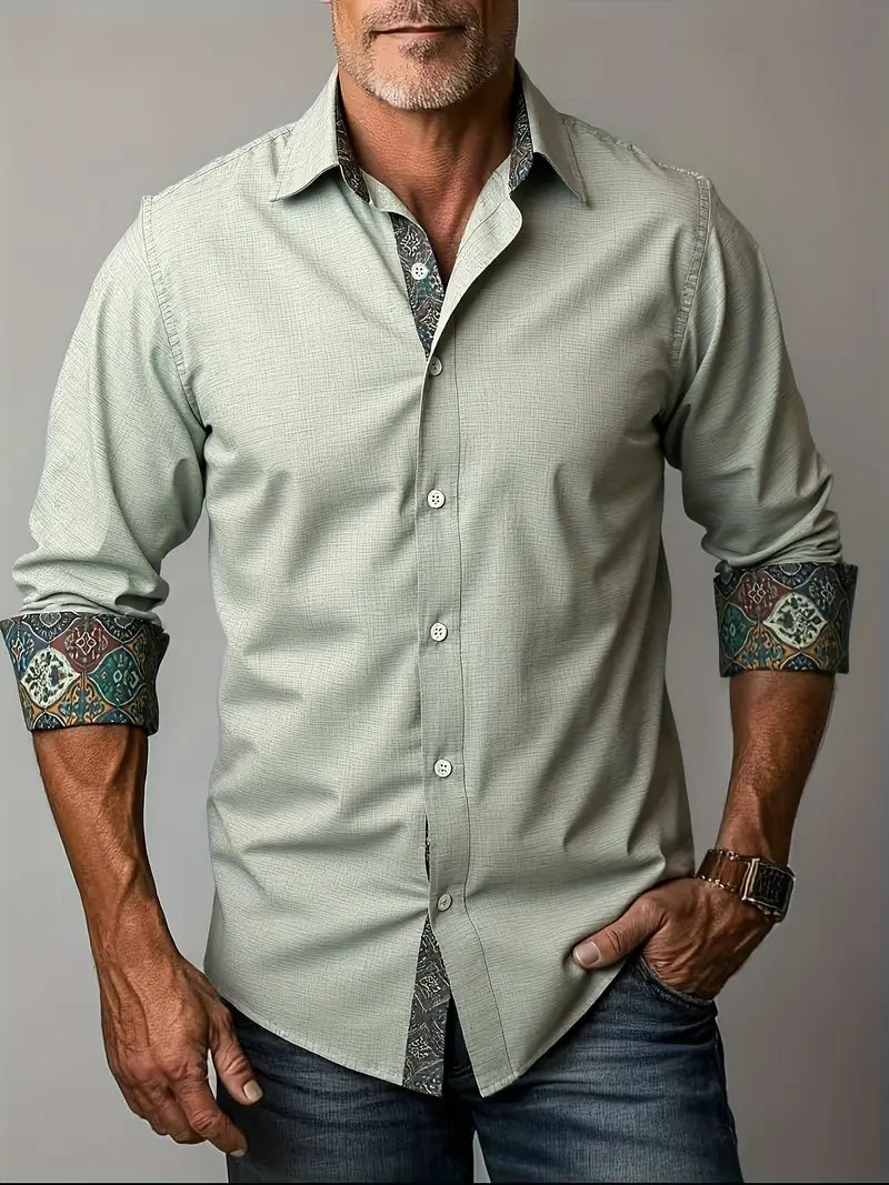 Lorenzo – Camisa con detalles en contraste