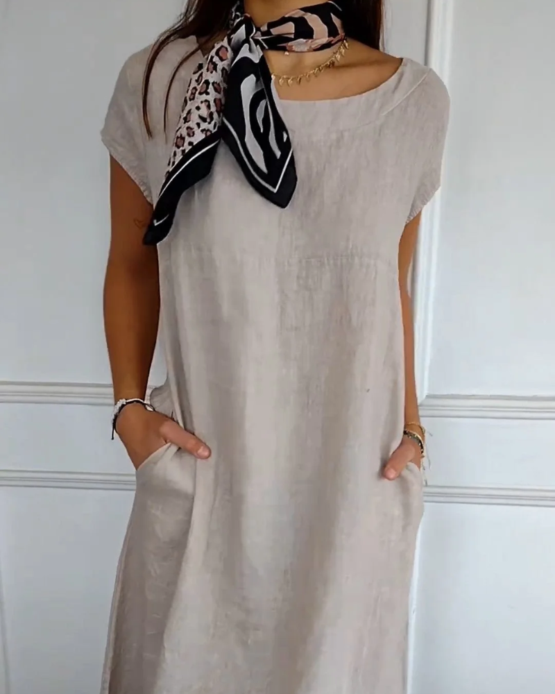 BERAWA - VESTIDO DE ALGODÓN CÓMODO