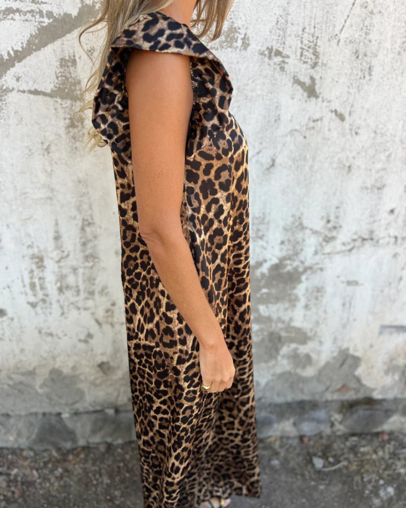 BOILIFE - MONO DE LEOPARDO CON ESCOTE EN V