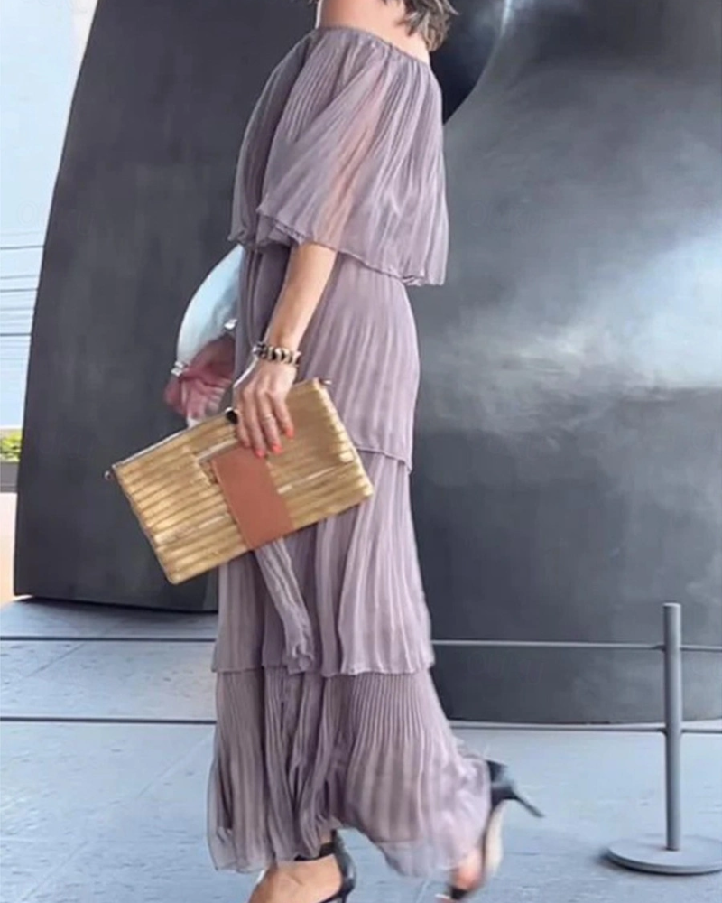 CRISINA – VESTIDO LARGO ELEGANTE EN MUSLÍN