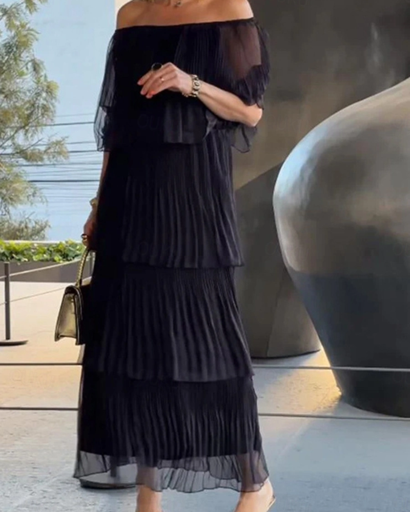 CRISINA – VESTIDO LARGO ELEGANTE EN MUSLÍN