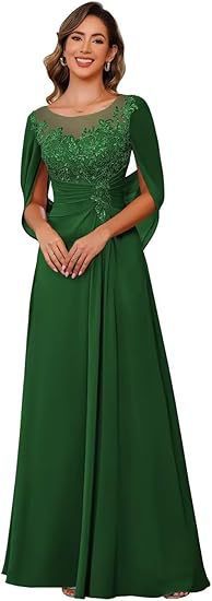 Margot | Vestido A-Line con Capa