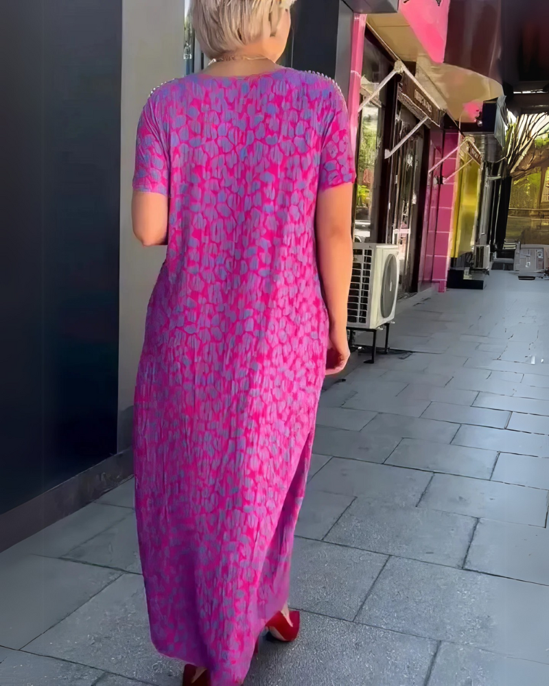 MONTI - VESTIDO ELEGANTE IMPRESO