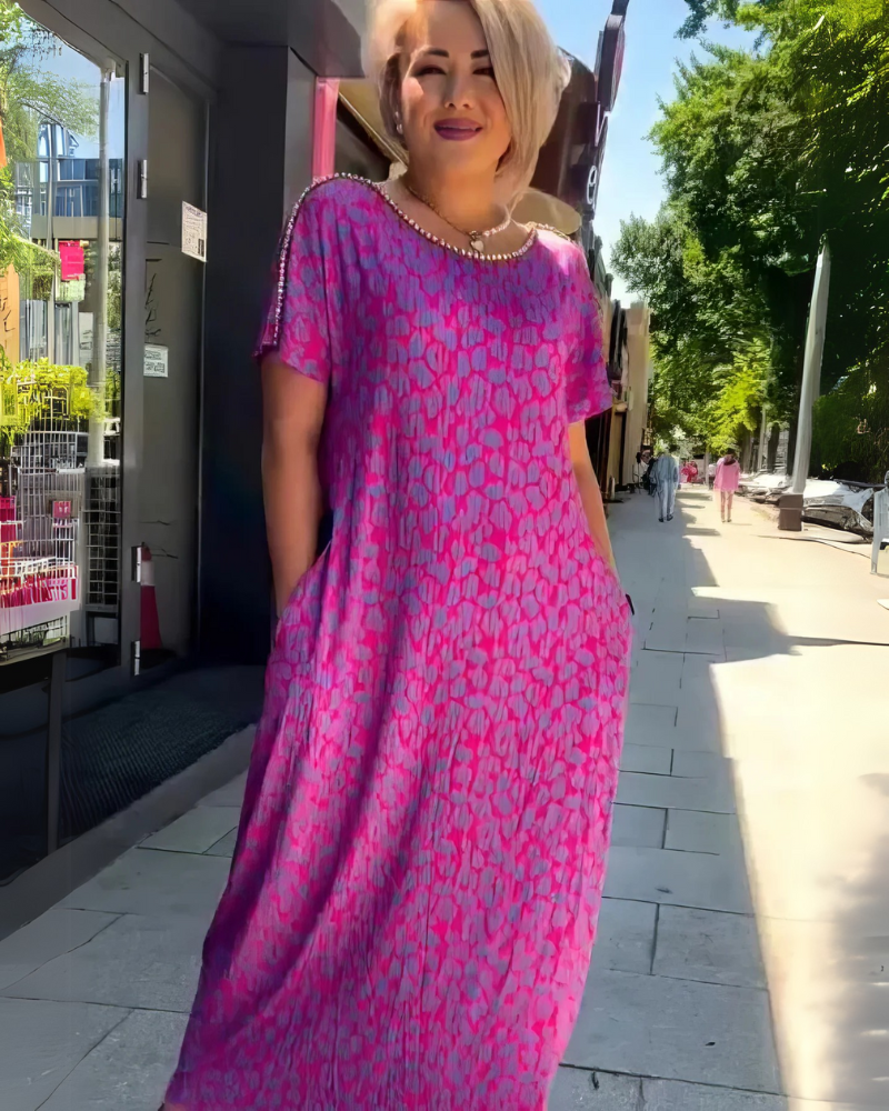 MONTI - VESTIDO ELEGANTE IMPRESO
