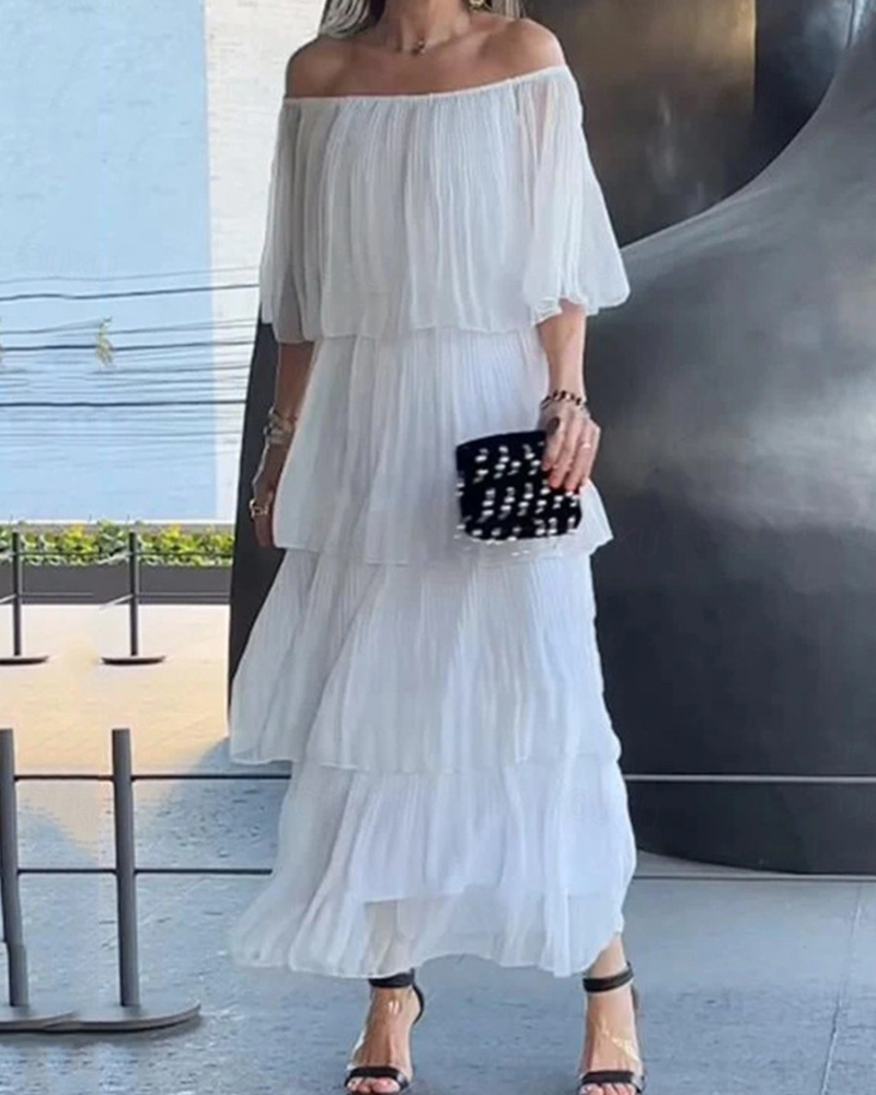 CRISINA – VESTIDO LARGO ELEGANTE EN MUSLÍN