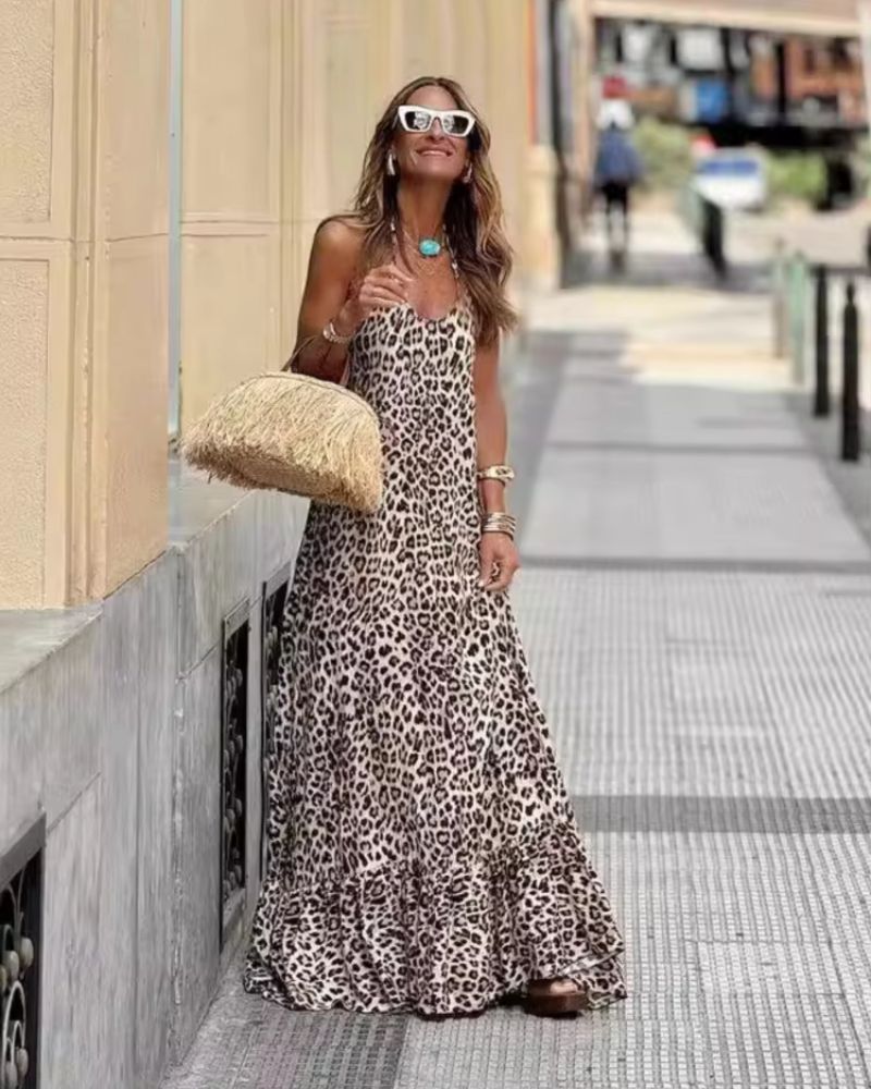 BAILA – Vestido de Verano Leopardo
