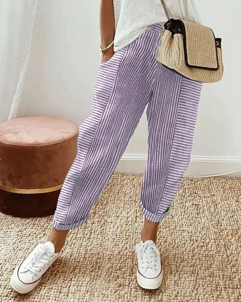 AMARA - PANTALÓN RAYADO