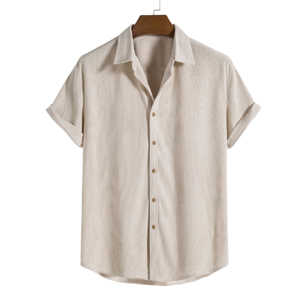 Camisa con Botones y Mangas Cortas