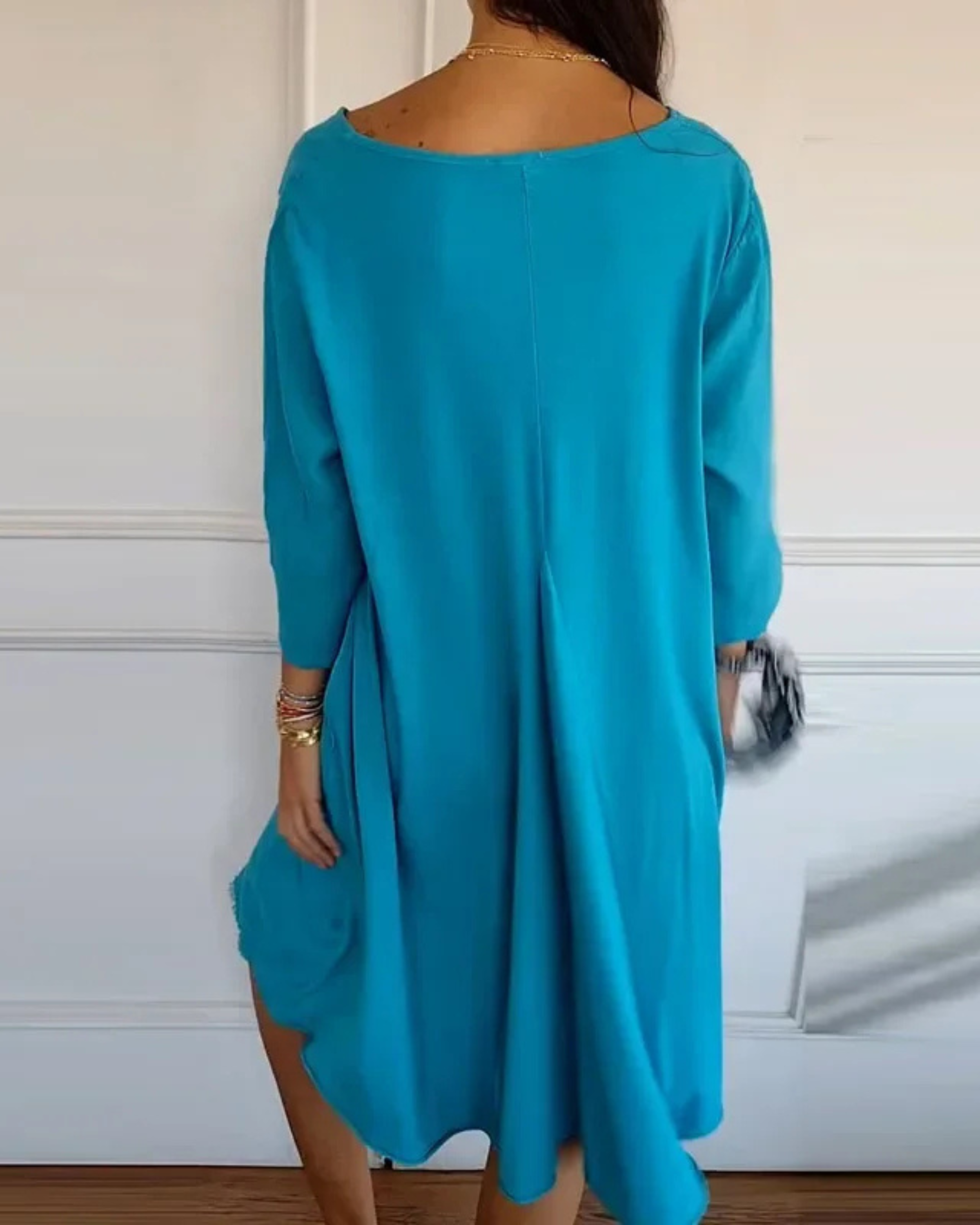 TERESA - VESTIDO COMODIDAD CON MANGAS 3/4