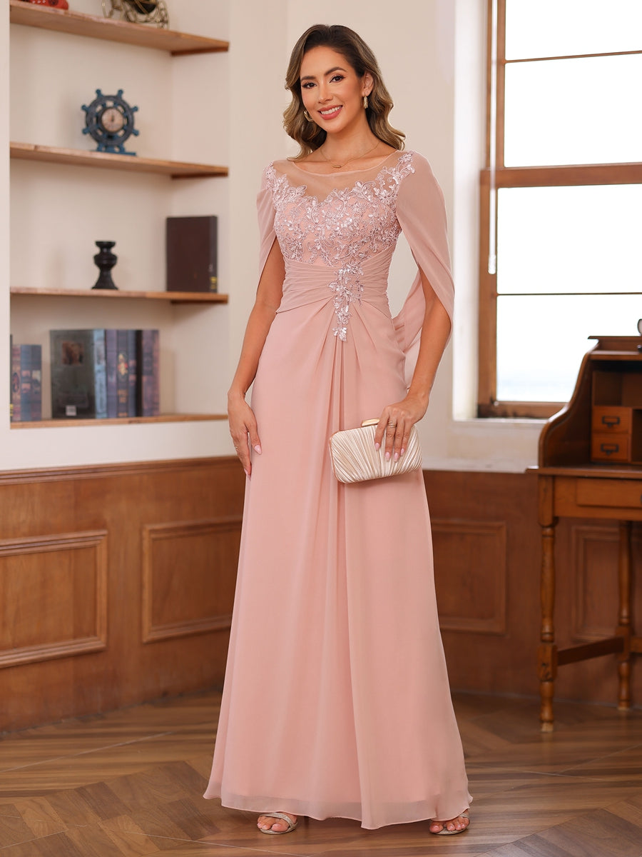 Margot | Vestido A-Line con Capa