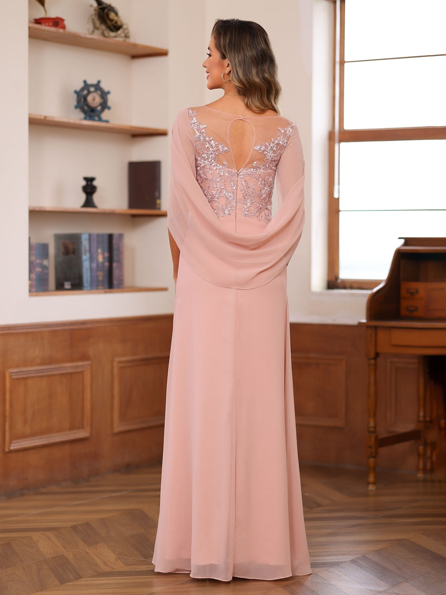 Margot | Vestido A-Line con Capa