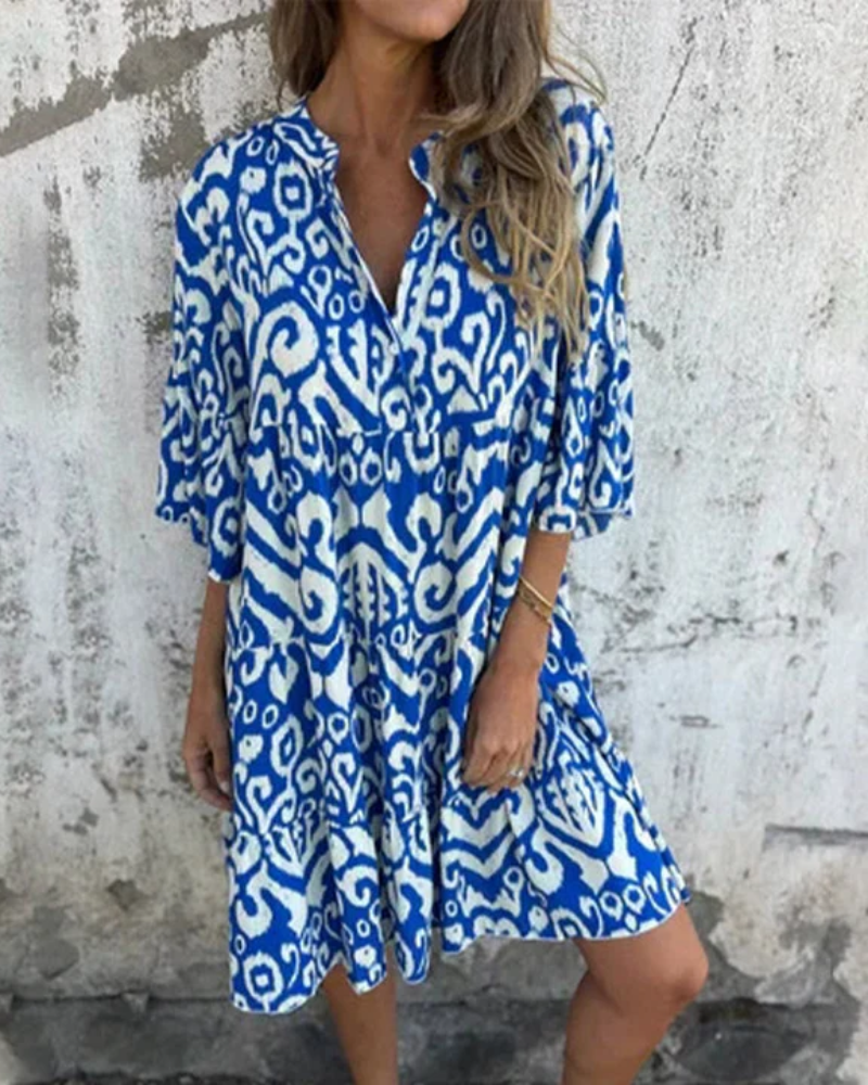 ARESE - VESTIDO DESENFADADO IMPRESO