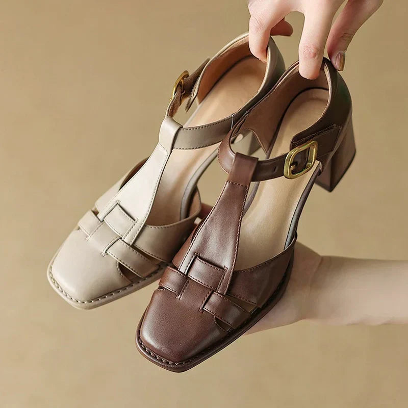 Sandalias Michela de Punta Cuadrada