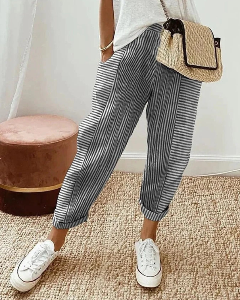 AMARA - PANTALÓN RAYADO