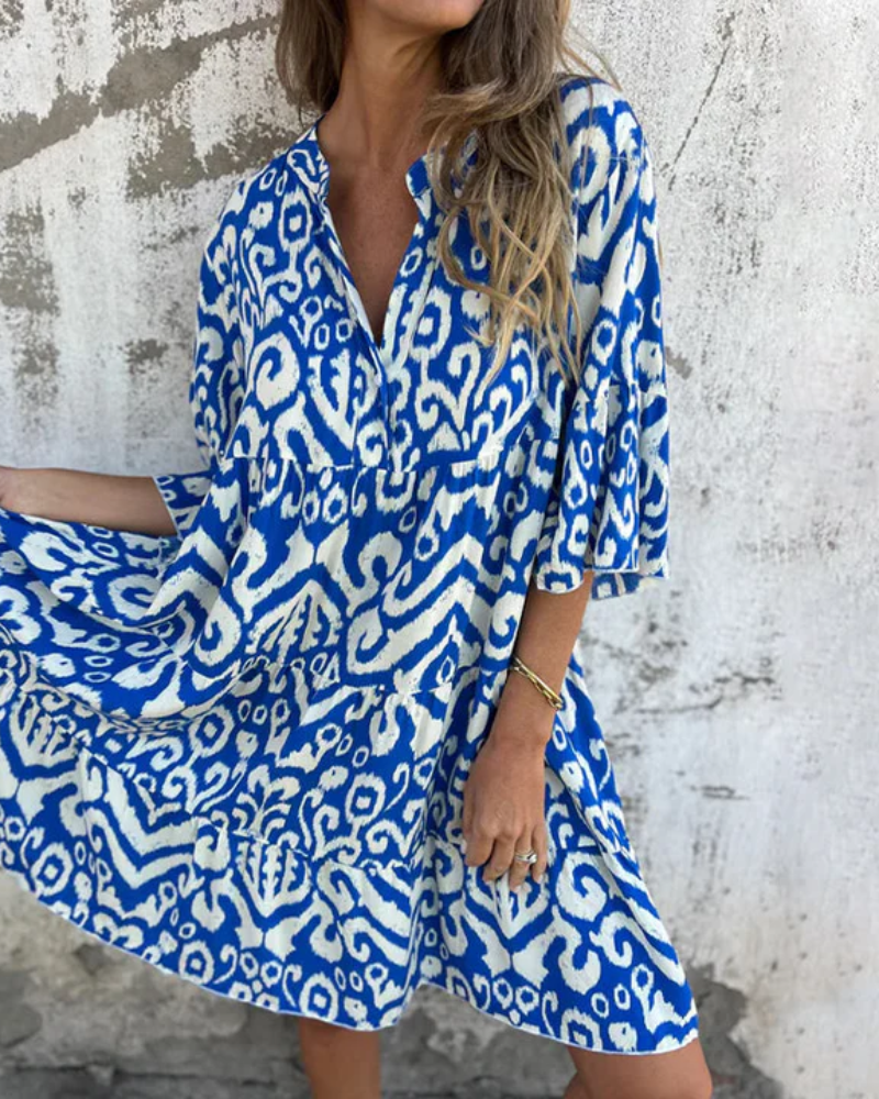 ARESE - VESTIDO DESENFADADO IMPRESO