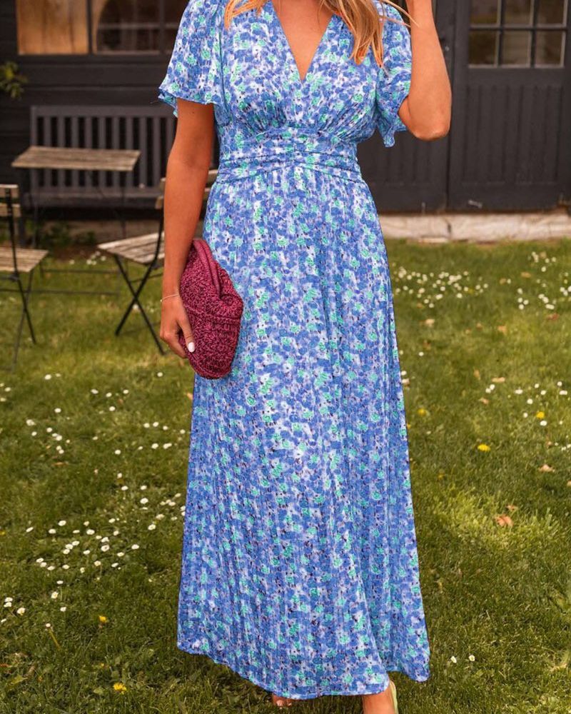 SEVILLA – Vestido Largo Mujer con Escote en V