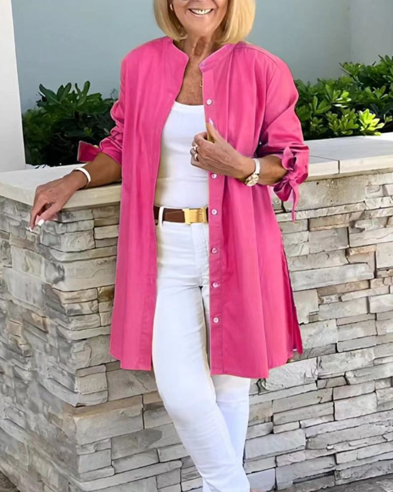CHERISH - CAMISA DE ALGODÓN Y LINO