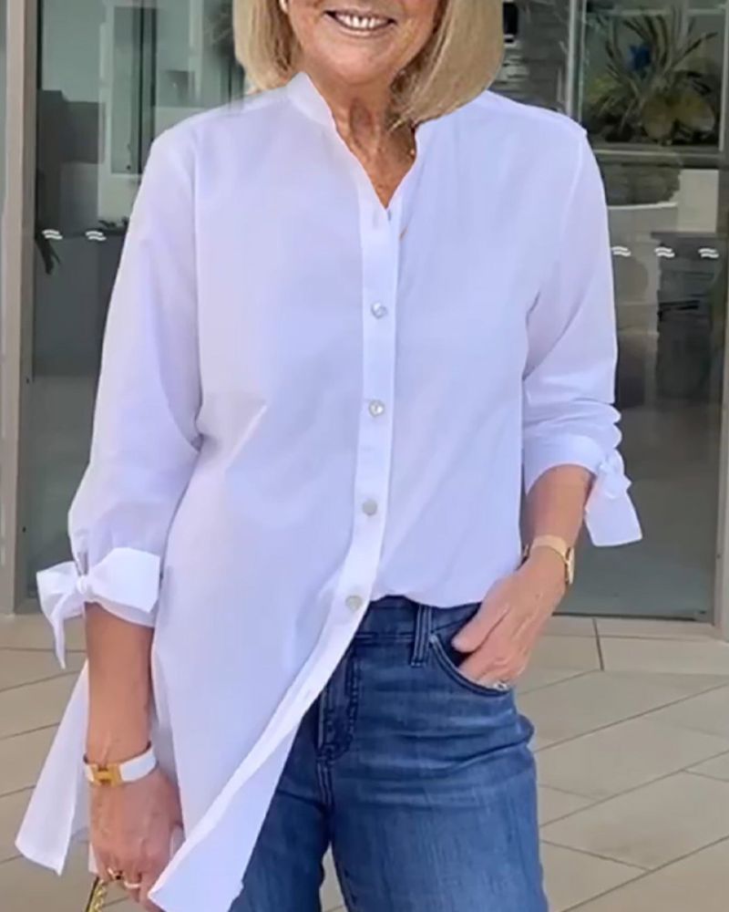 CHERISH - CAMISA DE ALGODÓN Y LINO