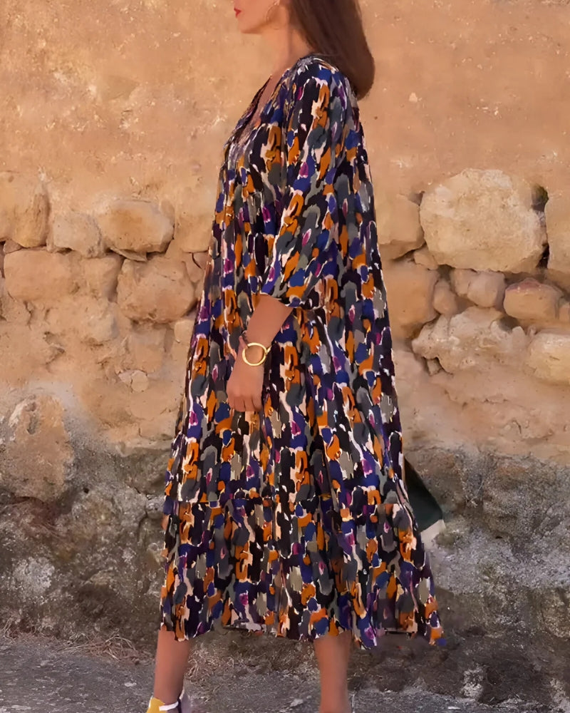 ASIRA - Vestido Bohème Impreso