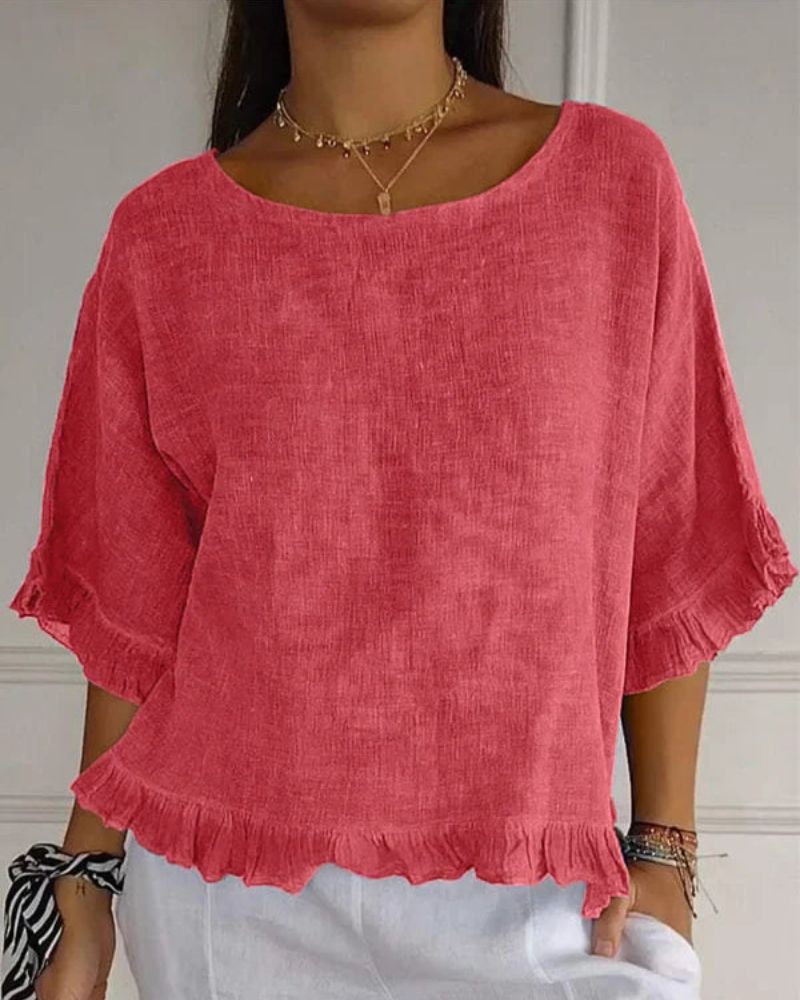 NABILA - CAMISA DE LINO ELEGANTE