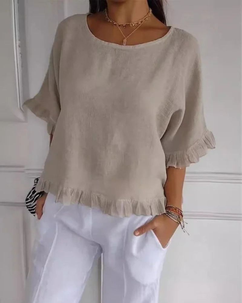 NABILA - CAMISA DE LINO ELEGANTE