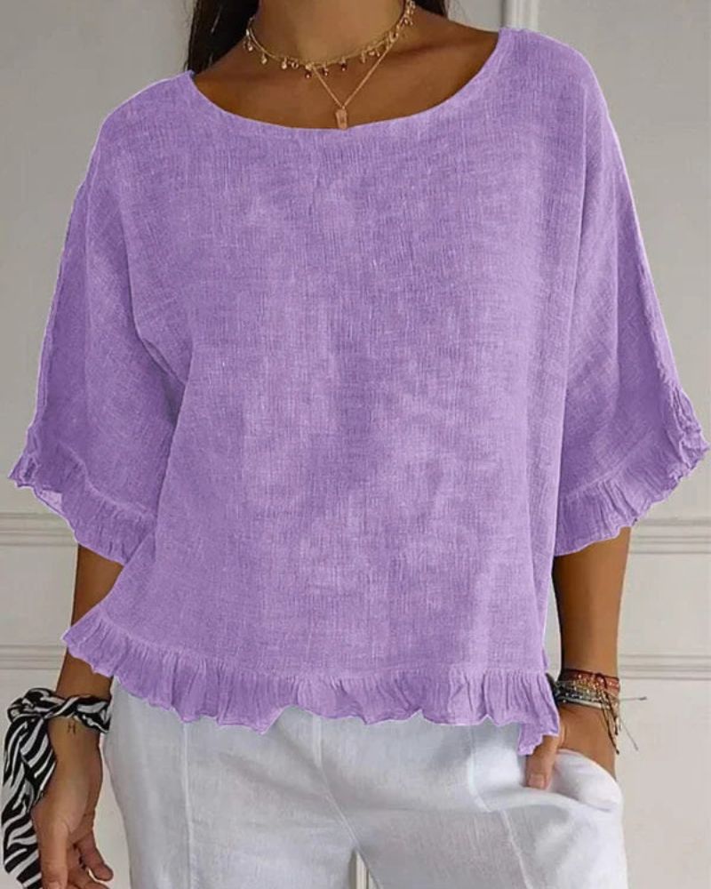 NABILA - CAMISA DE LINO ELEGANTE