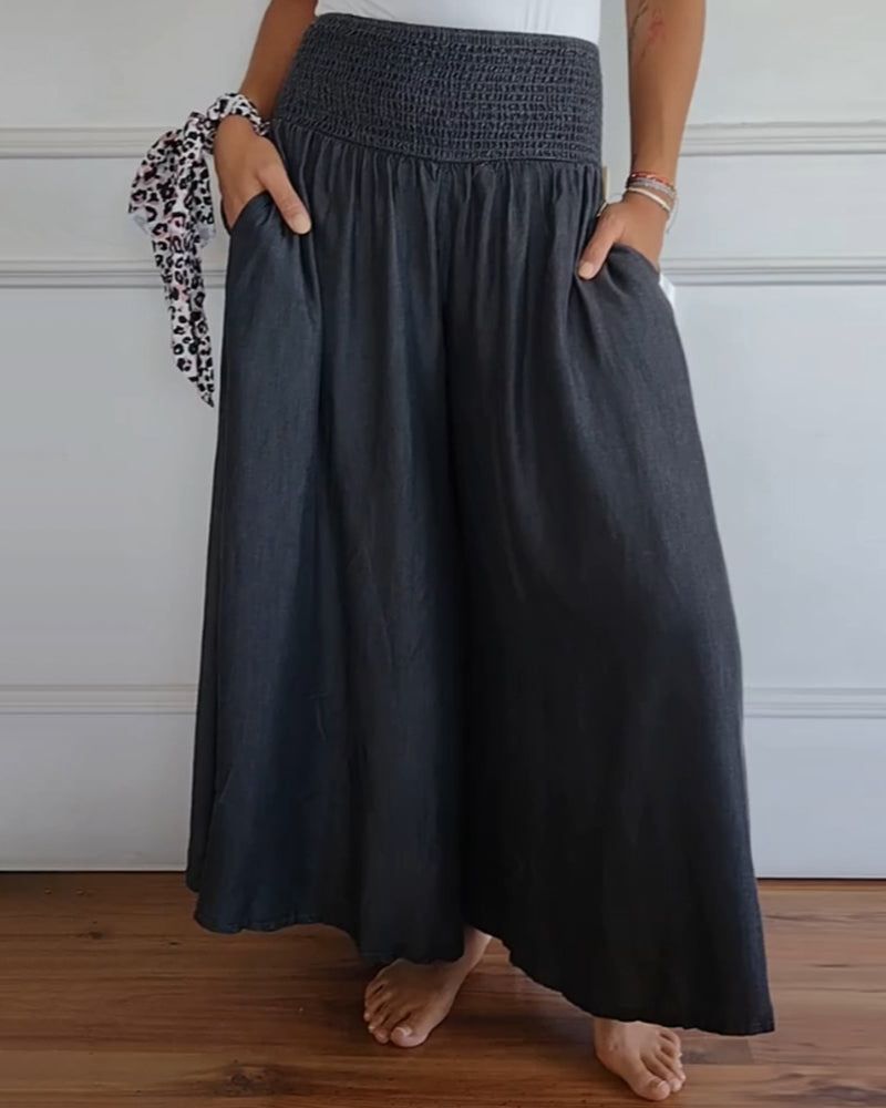 DANSA - PANTALÓN CÓMODO CON CINTURA ELÁSTICA