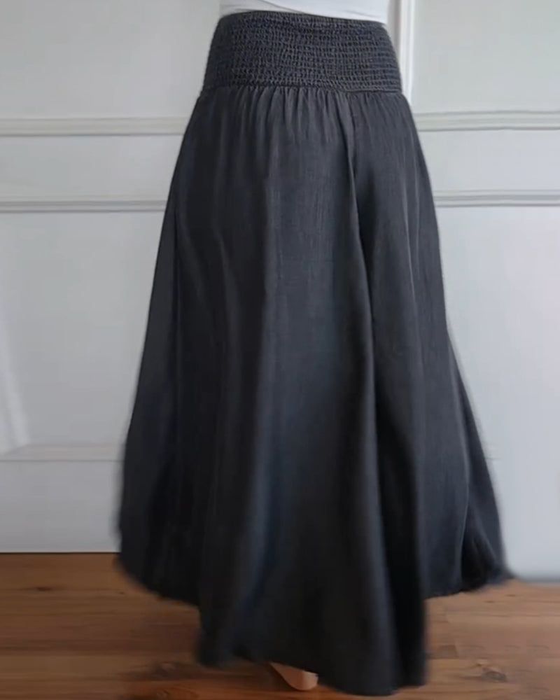 DANSA - PANTALÓN CÓMODO CON CINTURA ELÁSTICA