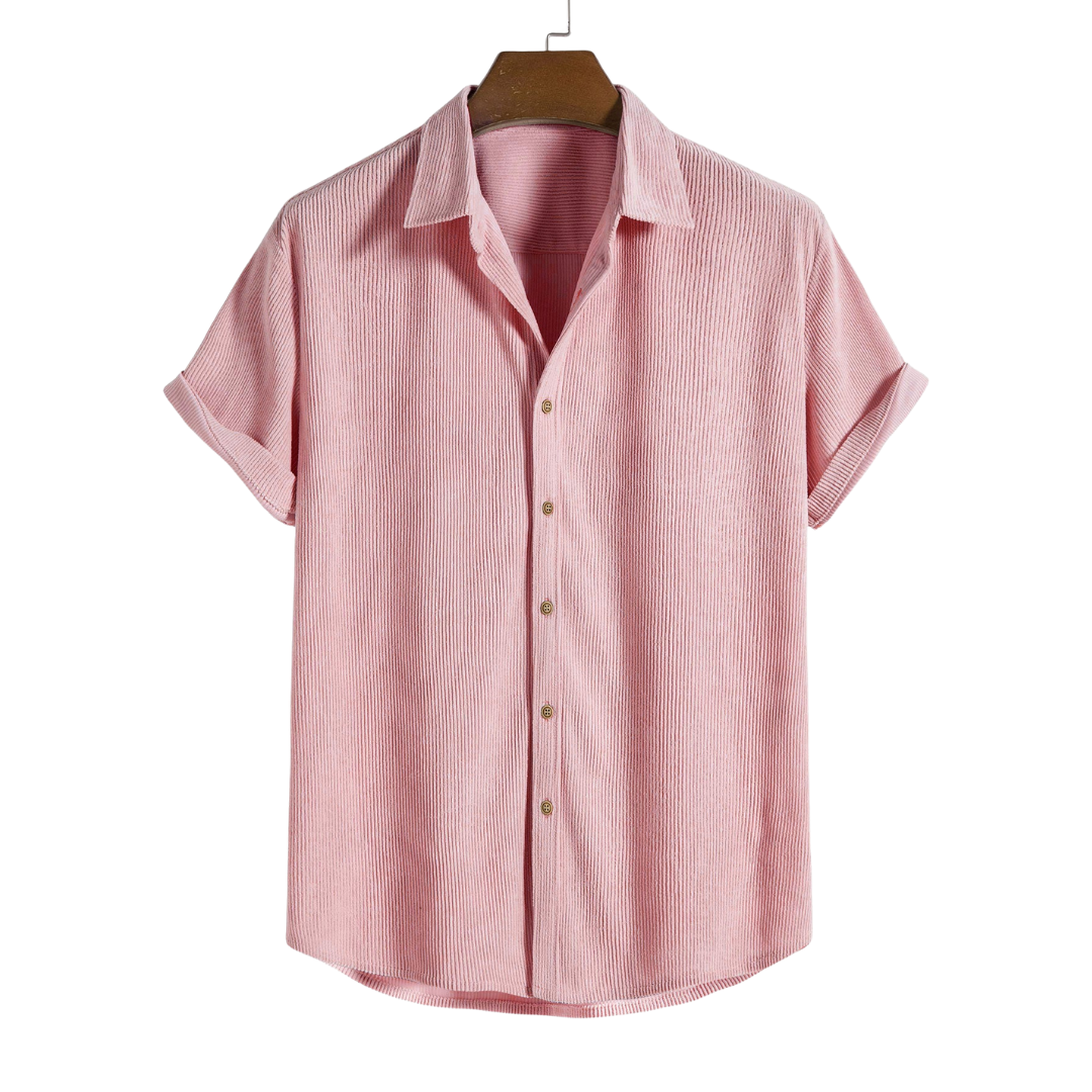 Camisa con Botones y Mangas Cortas