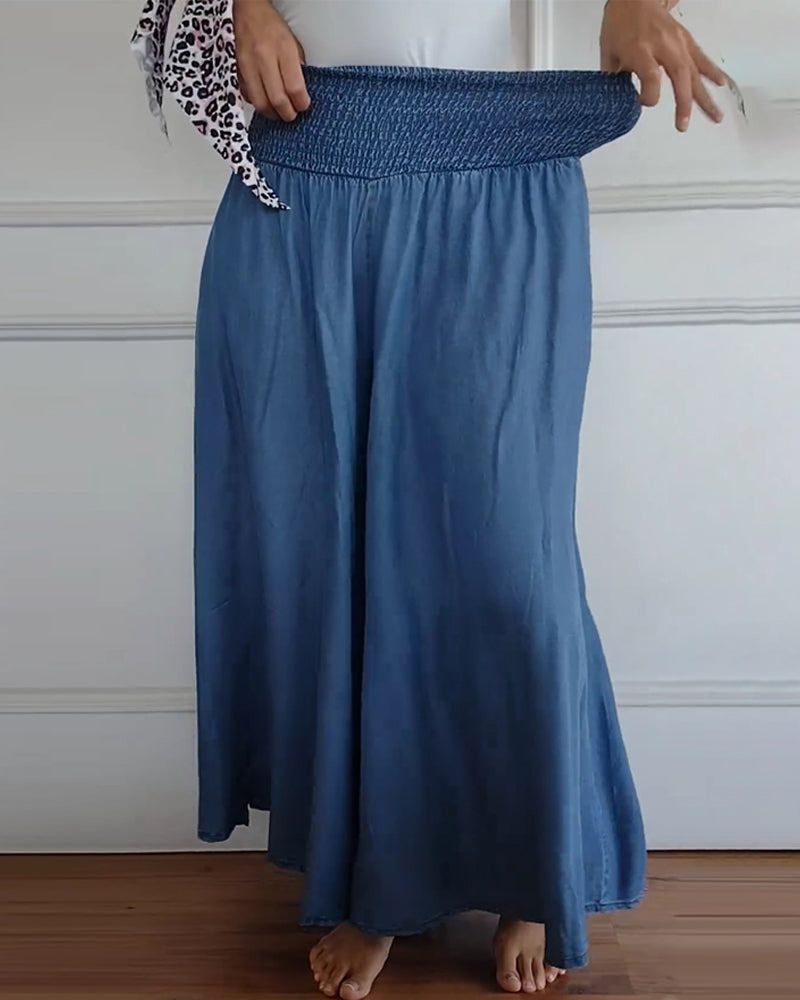 DANSA - PANTALÓN CÓMODO CON CINTURA ELÁSTICA