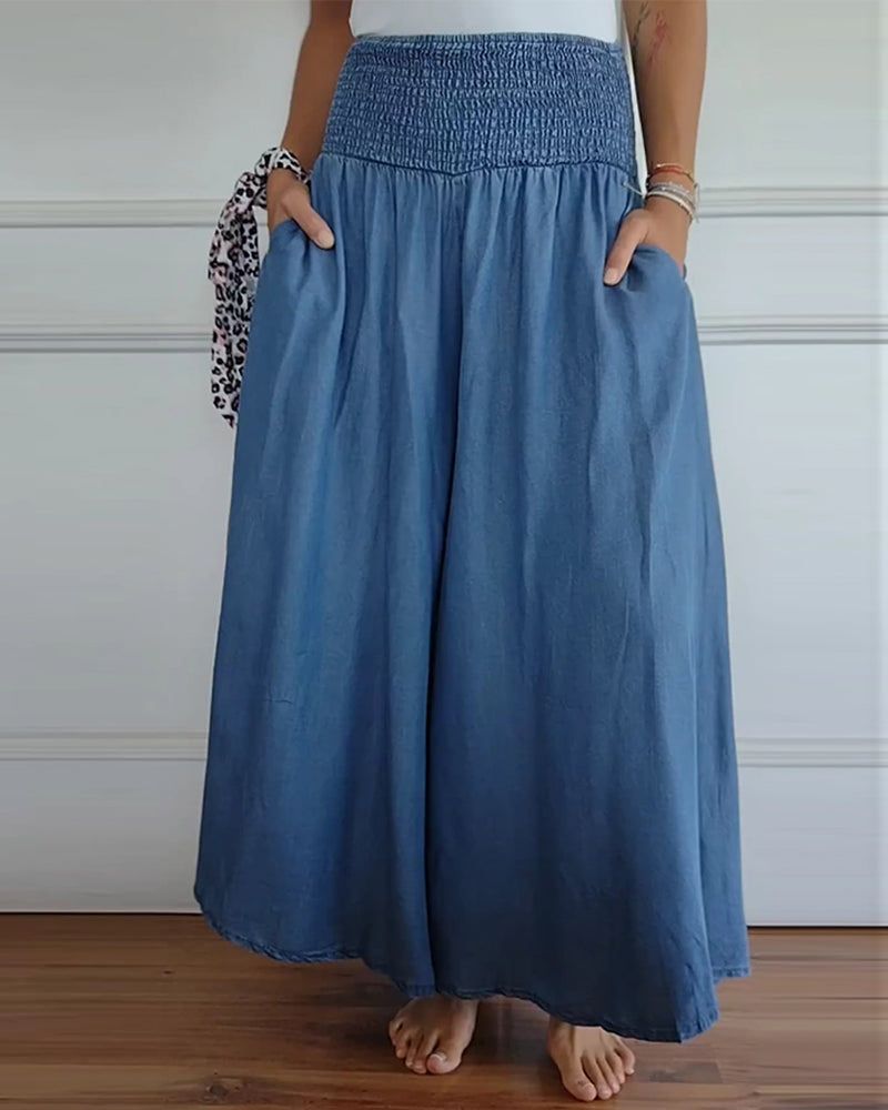 DANSA - PANTALÓN CÓMODO CON CINTURA ELÁSTICA