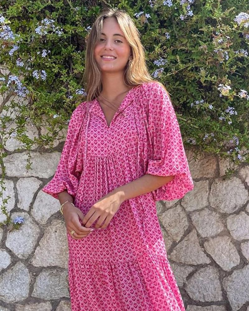SANDY - VESTIDO LARGO CÓMODO Y DE TENDENCIA