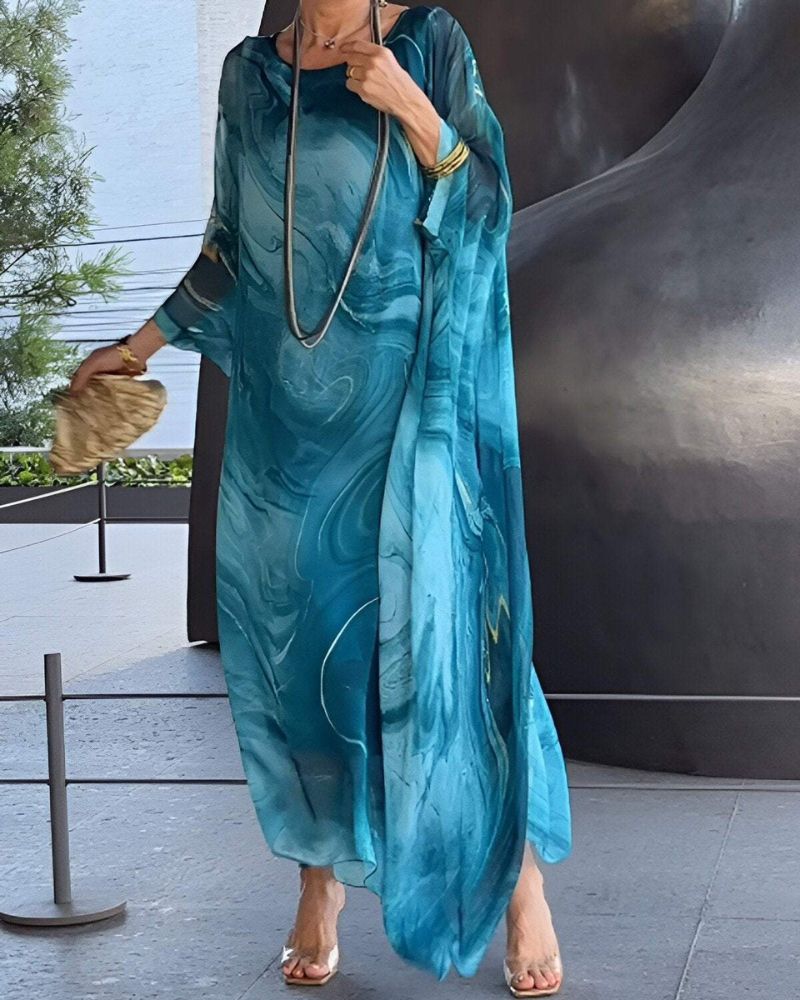 SOREA - Vestido Elegante de Chifón