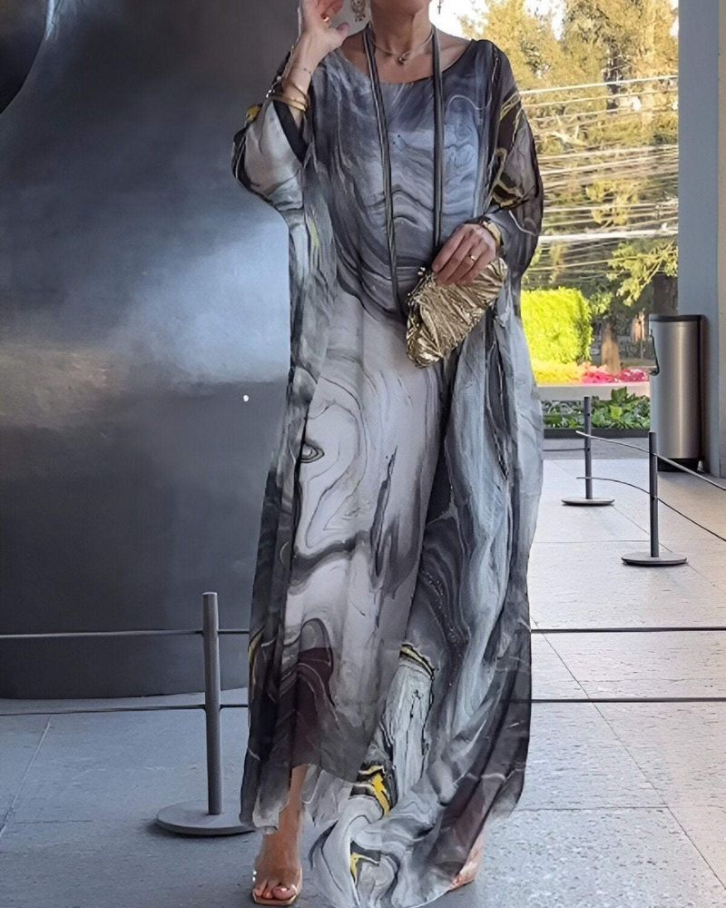 SOREA - Vestido Elegante de Chifón