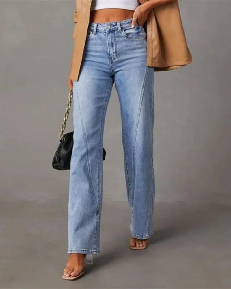 BANIA - JEANS DE PIERNA ANCHA