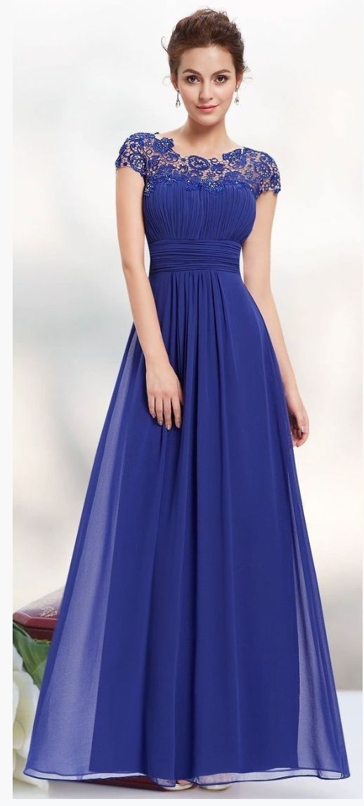Shirley | Vestido de Dama de Honor con Escote Lacey