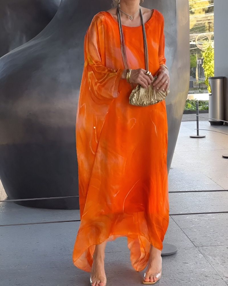 SOREA - Vestido Elegante de Chifón