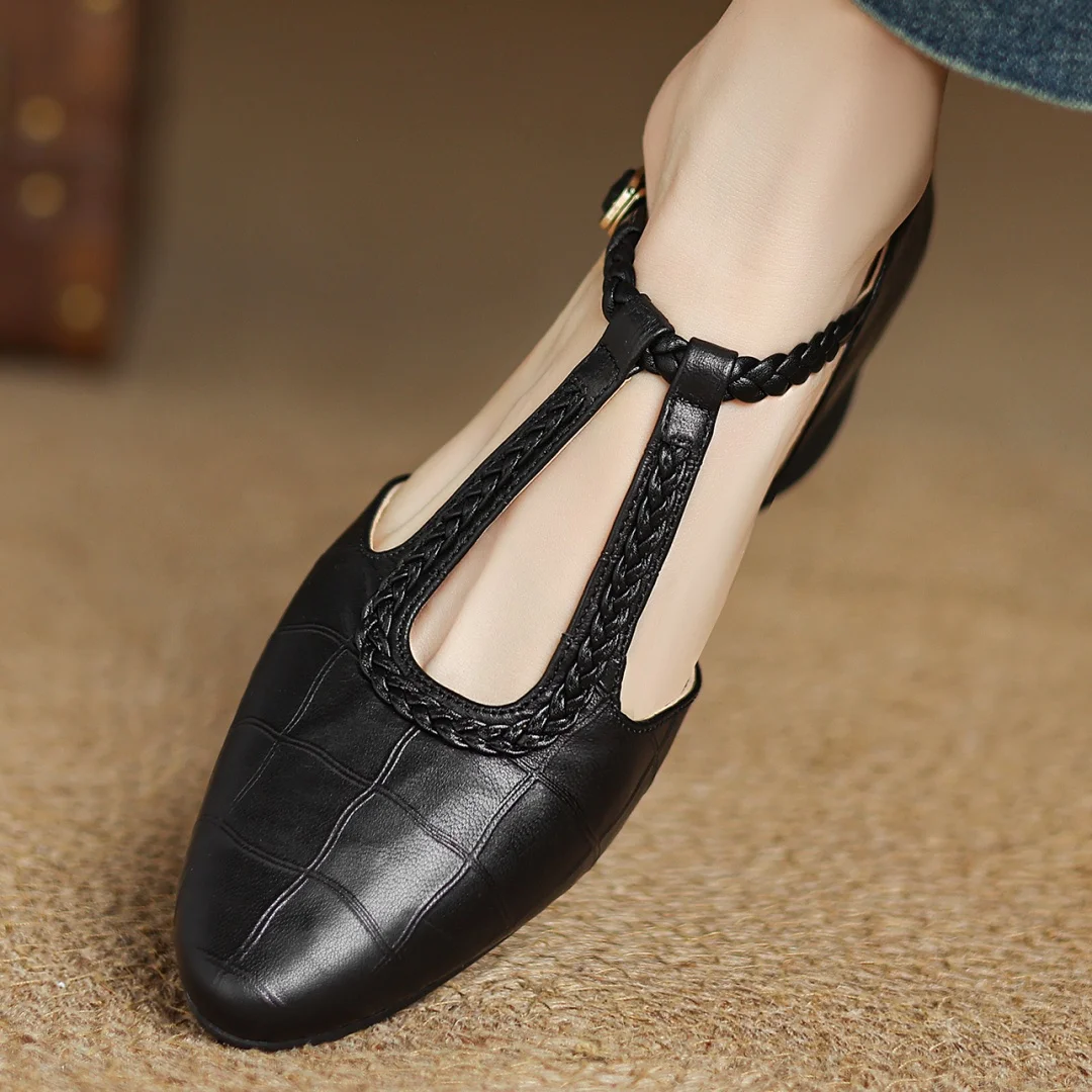 Sarah&Kate™| Kepa Zapatos Mary Jane de Cuero