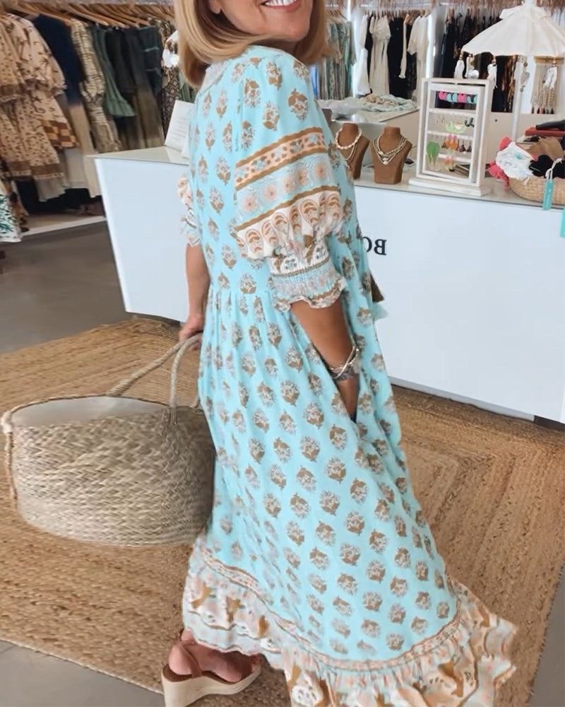 HILEY – VESTIDO INFORMAL CON ESTAMPADO