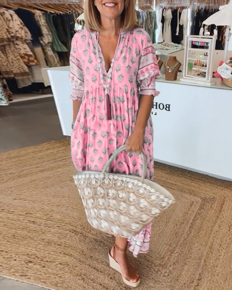 HILEY – VESTIDO INFORMAL CON ESTAMPADO