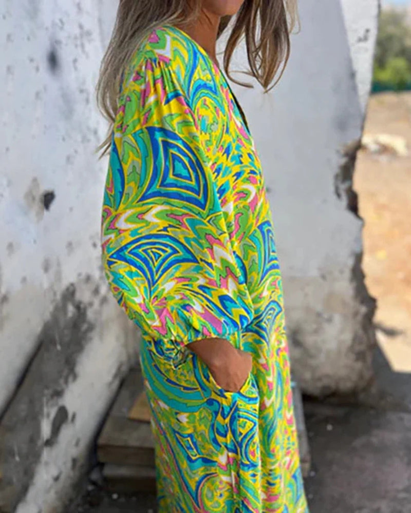LARESA - Vestido largo bohemio