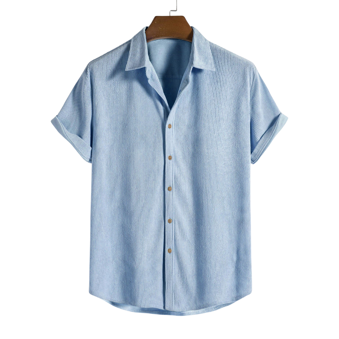 Camisa con Botones y Mangas Cortas
